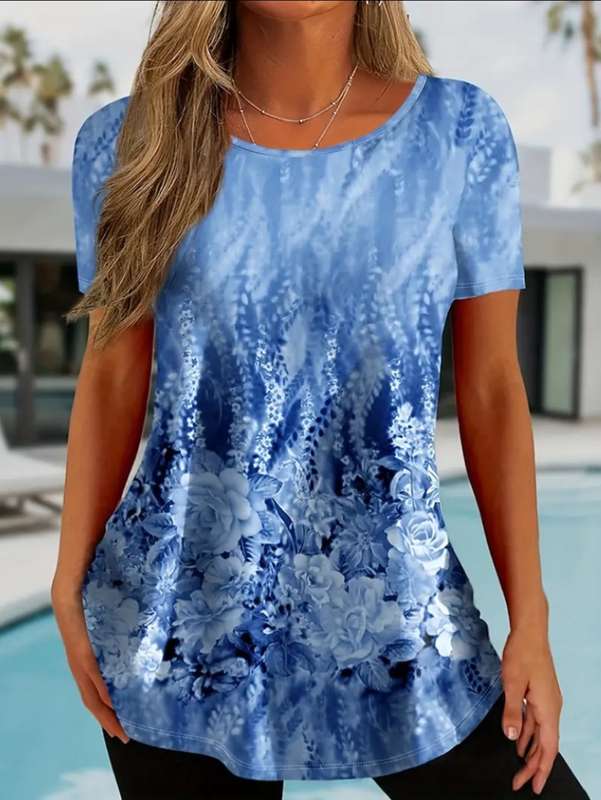 Blue Top: Med