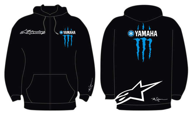 HOODED TOPS - YAMAHA MONSTER