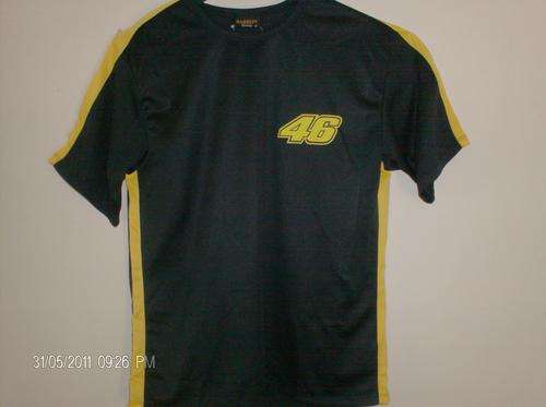T.SHIRT  (BLACK/YELLOW)  ROSSI 46