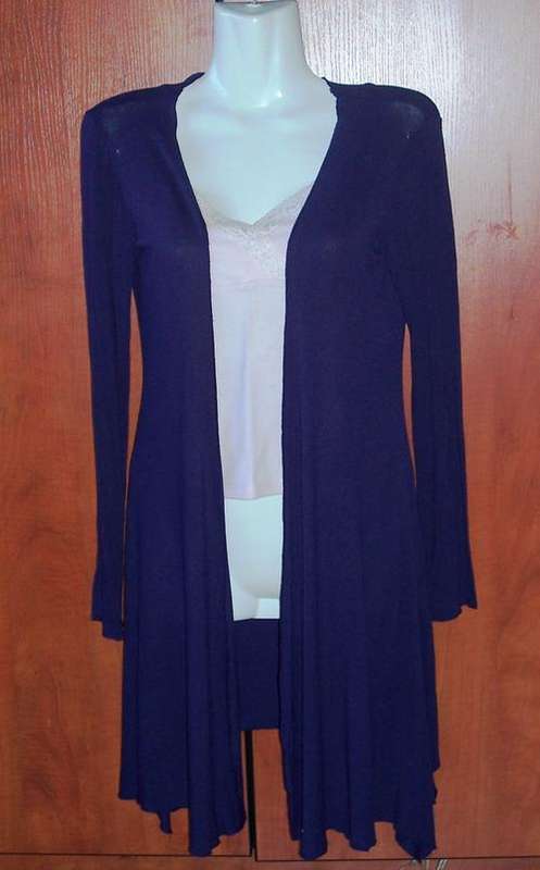 Purple Waterfall Cardigan