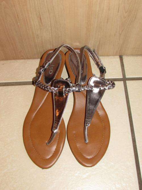 Classy Pewter Sandals from Edgars
