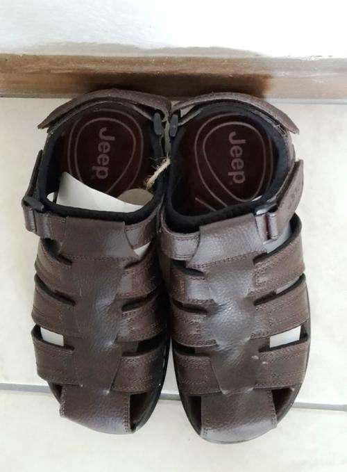 Jeep Michigan Leather Sandals