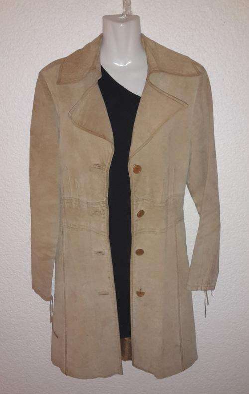 Suede Leather Coat from Truworth