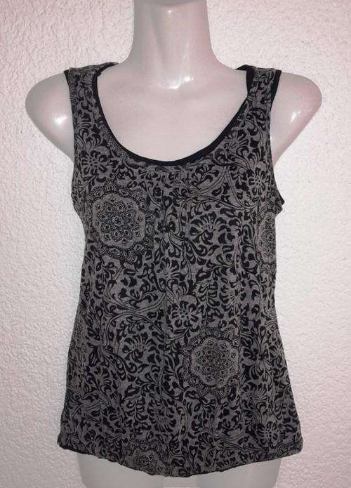 Stunning Black and Grey Bubble Top