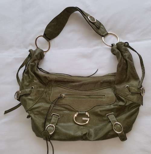 Olive Green GUESS Handbag