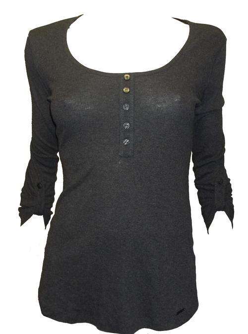 Less 25% SALE - Casual Fit Henley Top from Sissy Boy