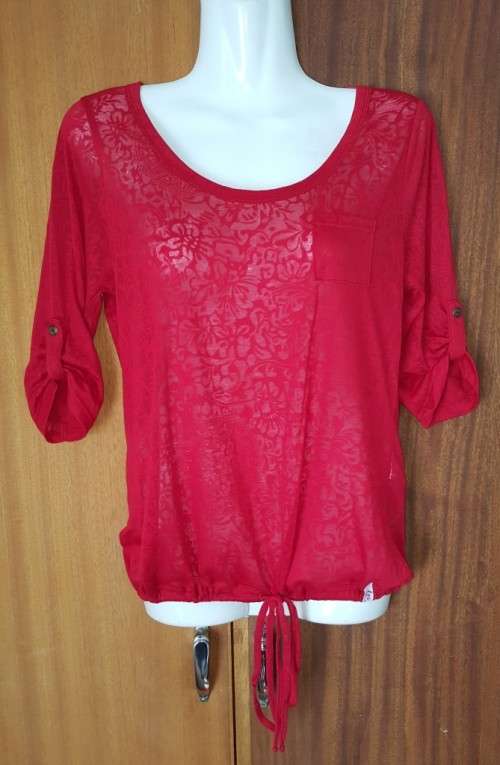 Lovely Red Bubble Top from Truworth