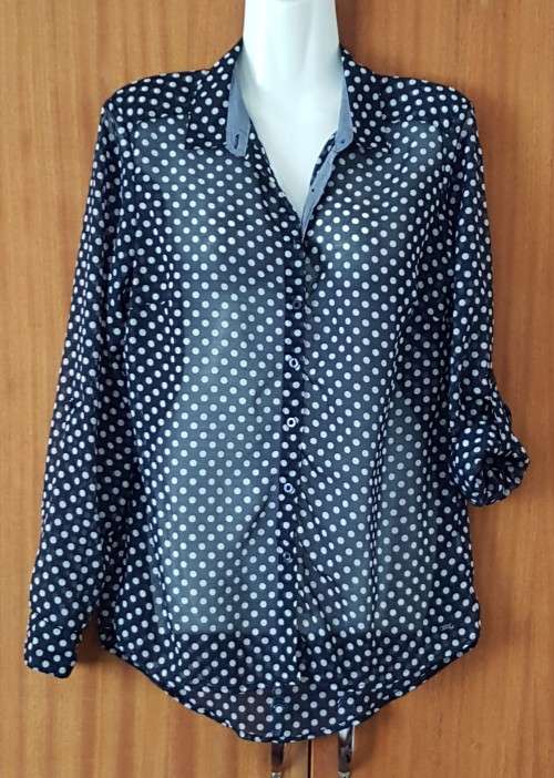 Stunning Button-Down Polka Dot Top from Truworths