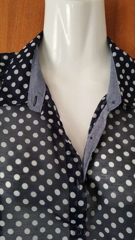 Stunning Button-Down Polka Dot Top from Truworths
