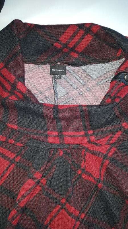 Gorgeous Black & Red Plaid Dress from Truworths