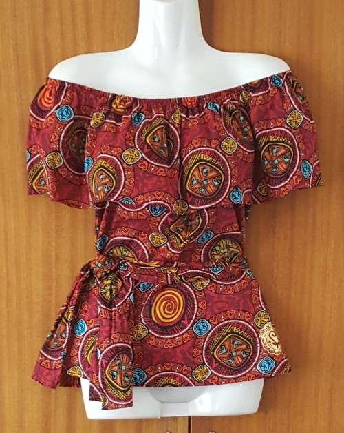 Colourful Off-the-shoulder Top from Ginger Mary
