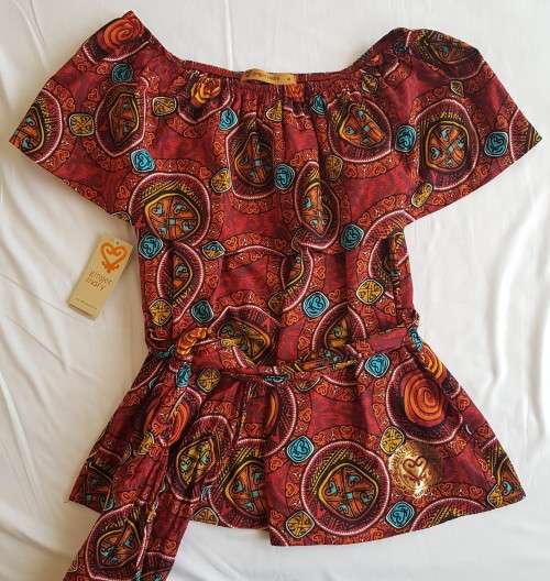 Colourful Off-the-shoulder Top from Ginger Mary