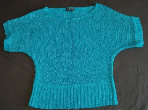 Lovely Teal Ribbon Yarn Knit from Truworths