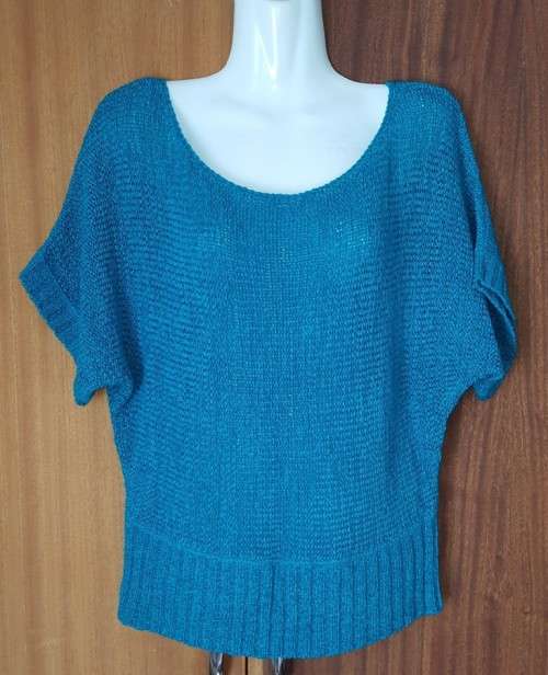Lovely Teal Ribbon Yarn Knit from Truworths