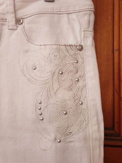 White Bootleg Jeans from Foschini