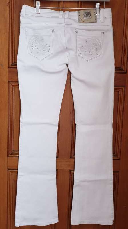 White Bootleg Jeans from Foschini