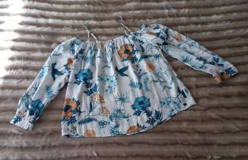 Off-Shoulder Floral Top from Old Khaki