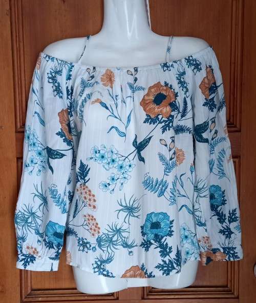 Off-Shoulder Floral Top from Old Khaki