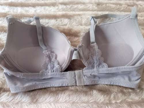 Silver Grey Lace Bra from Sissy Boy