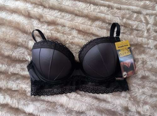 Titanium and Black Bra from Wonderbra