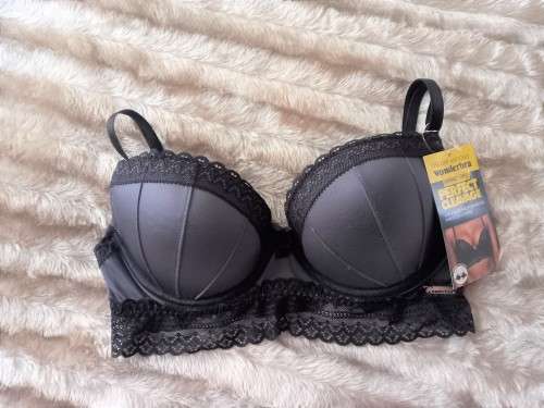 Titanium and Black Bra from Wonderbra
