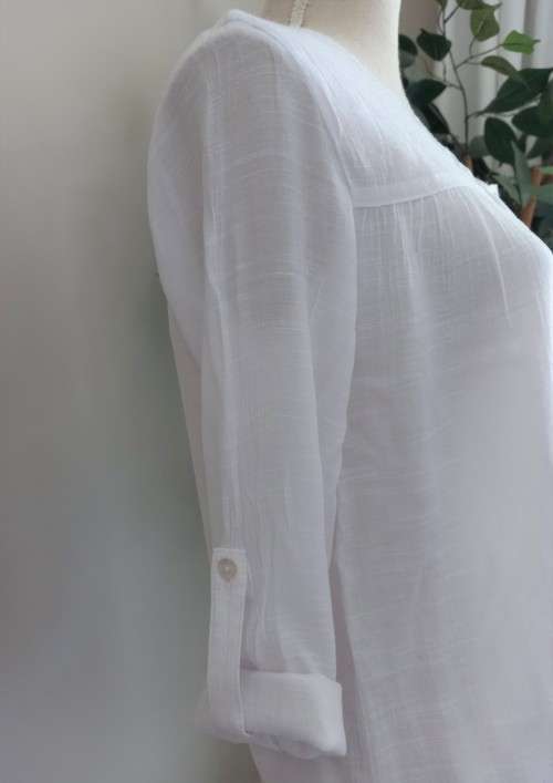 Stunning White Bubble Top from Truworth