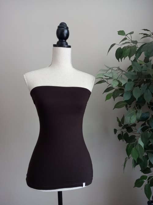 Dark Brown Boobtube Top from LTD