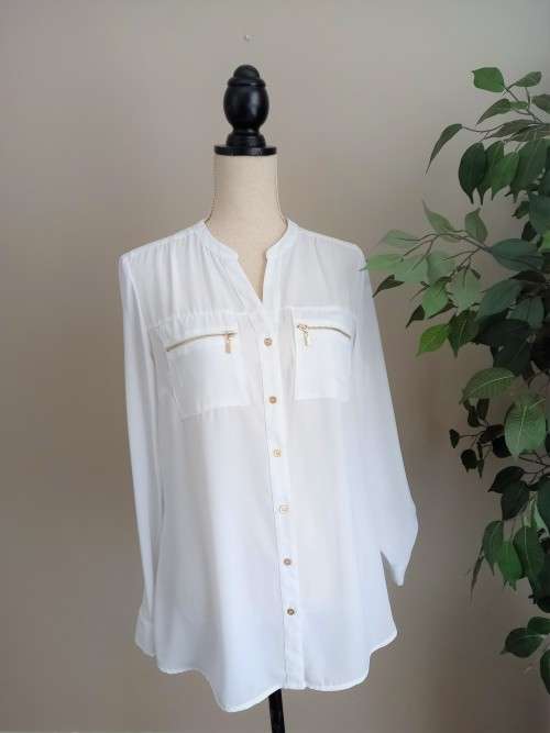 Beautiful Button-Down White Shirt from Truworths