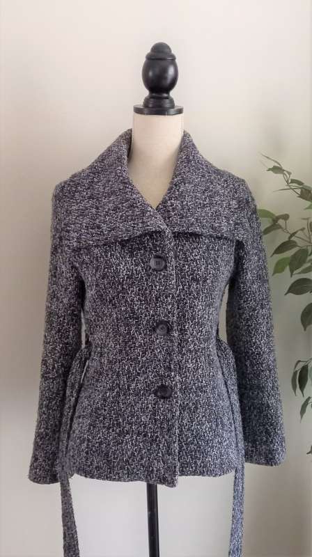 Black, White and Grey Coat from Foschini