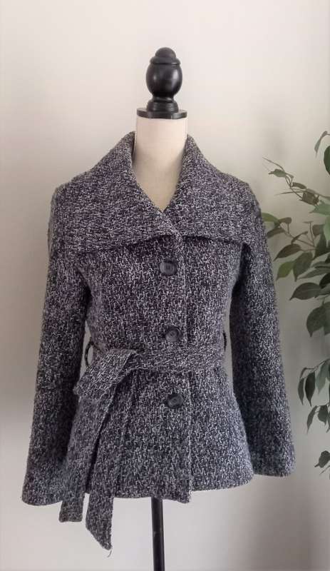 Black, White and Grey Coat from Foschini