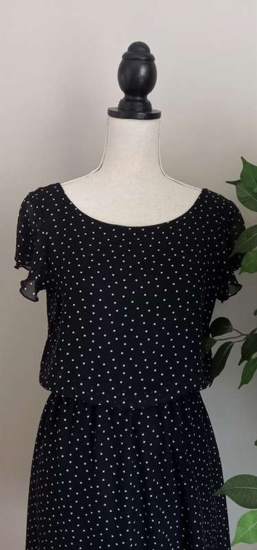 Beautiful Black Polka-Dot Dress from Edgars