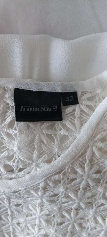 White Open Shoulder Blouse from Truworths