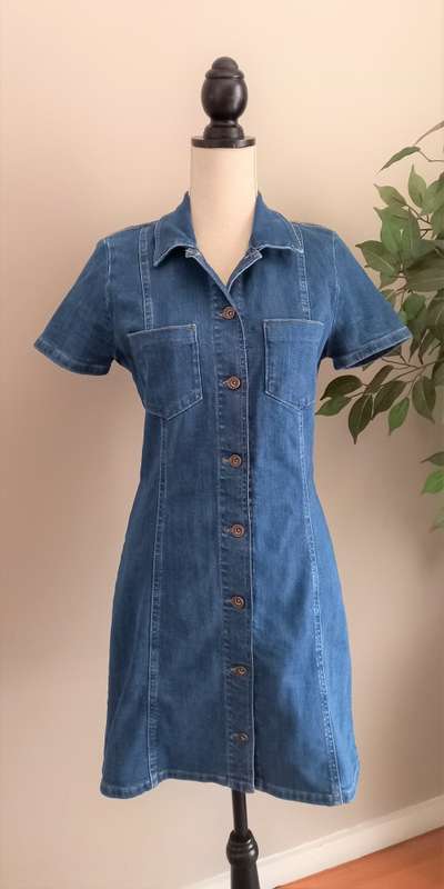 Lovely Denim Dress from Zara