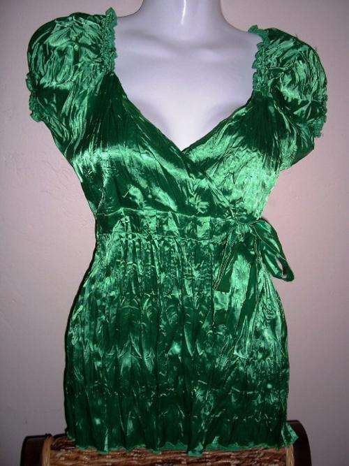Satiny, Green Top from Foschini