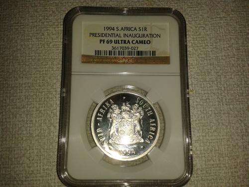 " 2nd Finest - Only Two Coins Graded Higher" PF69 Ultra Cameo1994 R1 Presidential Inauguration