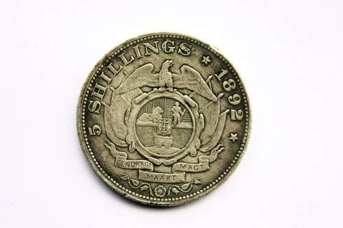 REPLICA ZAR  1892 5 SHILLING COINS