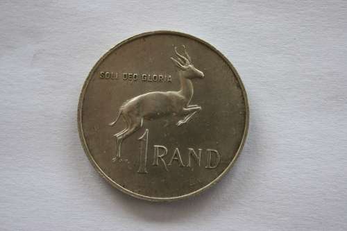 1967 ENGLISH SOUTH AFRICA  SILVER 1 RAND