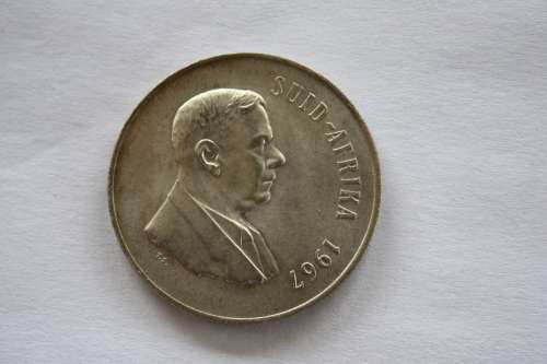 1967 AFRIKAANS SILVER 1 RAND - REPUBLIC OF SOUTH AFRICA