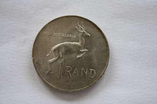 1967 AFRIKAANS SILVER 1 RAND - REPUBLIC OF SOUTH AFRICA