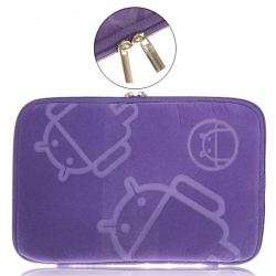Zippered Closed Soft Cloth Case Bag for 7 inch Tablet PC