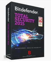 BTS Bitdefender Total Security 2015 newest version 1 year 1 computers