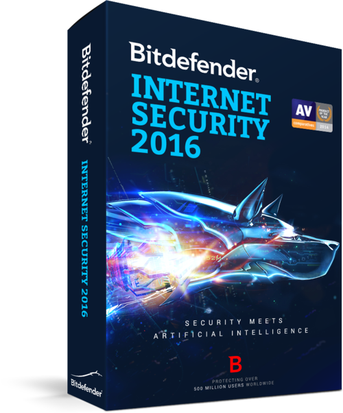 BitDefender Internet Security 2016 newest version & English version 2 years 3PC