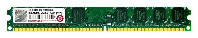 !!!MAY SALE!!! Transcend 1GB DDR2 800 DIMM RAM: 2 on sale !!Shipping R40.90!!