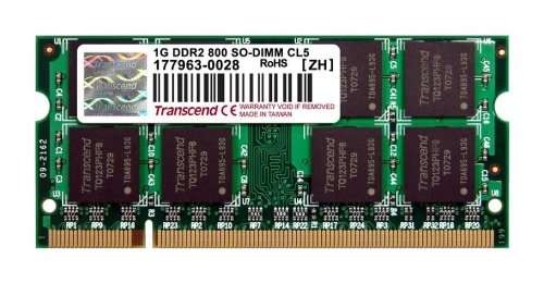 !!!MAY SALE!!! Transcend 1GB DDR2 800 SODIMM RAM: For Laptop !!Shipping R40.90!!