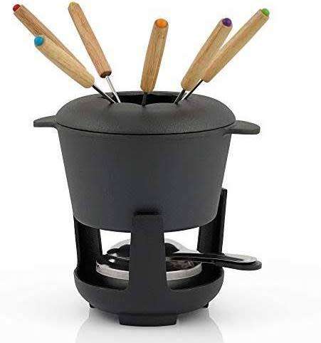 Cast Iron Fondue Set