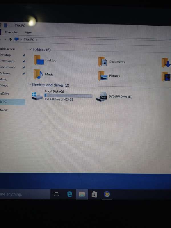 Acer ES1-531 Series Celeron CPU 1.6ghz, 2GB Ram, 500gb HHD Working condition