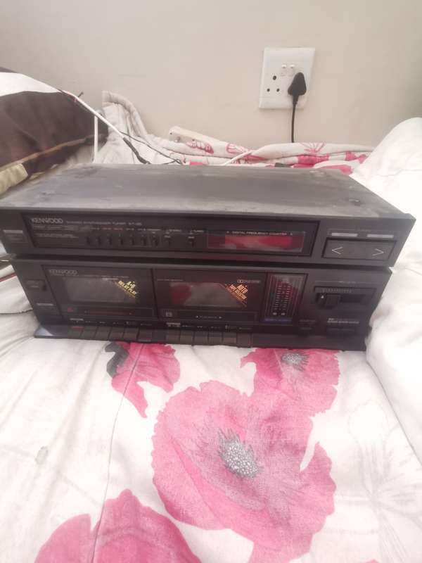 KENWOOD sound system, Ka-35 Amp, LSK-300 II Speakers, KD-35R Turntable, KX-35w Tape Deck