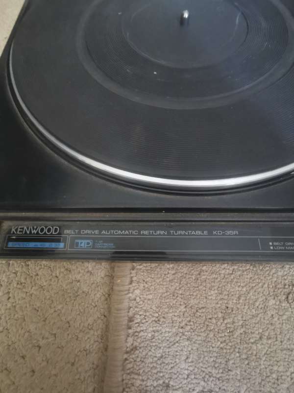 KENWOOD sound system, Ka-35 Amp, LSK-300 II Speakers, KD-35R Turntable, KX-35w Tape Deck