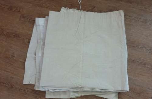 2x Long Curtains drops (beige)