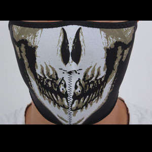 Balaclava Hood 1 Hole Head Face Mask Protector --- SWAT Black